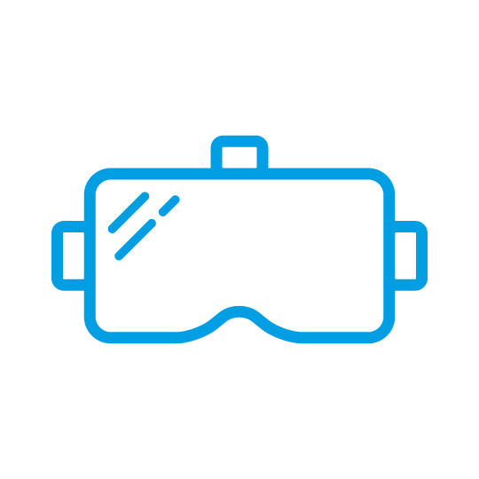 Teilnahme mit bereitgestellten VR-Brillen oder Tablets